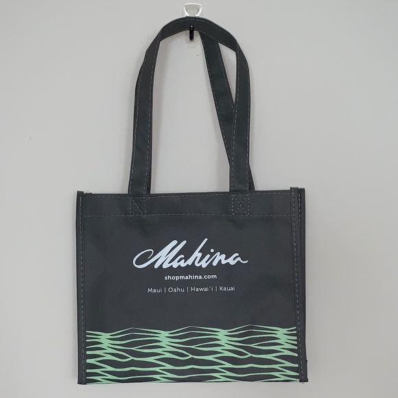 NWOT Mahina Hawaii Canvas Small Bag Tote Reuseable - Picture 1 of 6